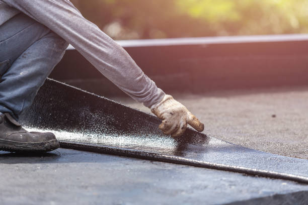 Professional Waterproofing technician working in Lawrence Township, NJ